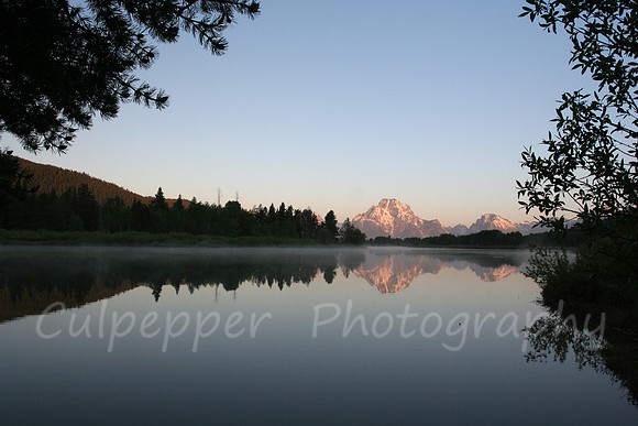 Sunrise on Moran