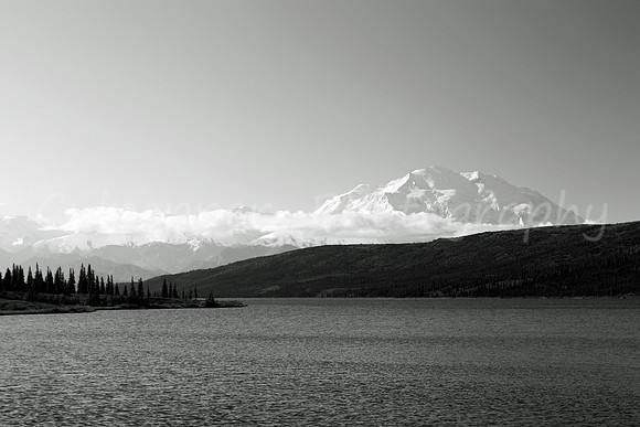 Denali Reflection in Wonder Lake B+W