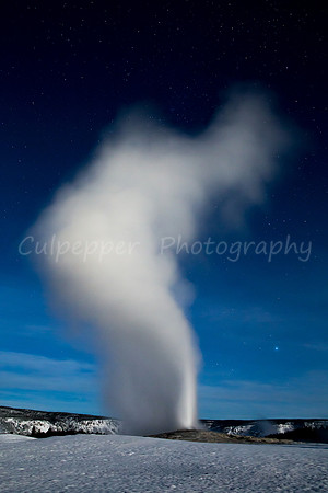 Eruption by Moonlight