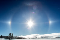 A Yellowstone Sun Dog