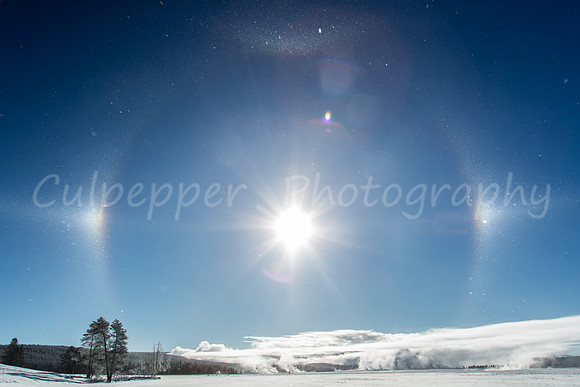A Yellowstone Sun Dog