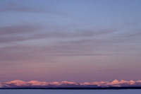 Sunset on Yellowstone Lake