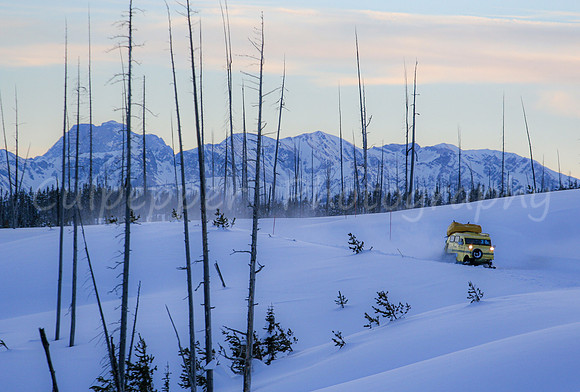 Snowcoach Coming Home
