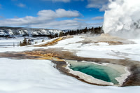Lion Geyser Winterscape