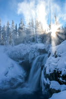 Moose Falls Winter Day