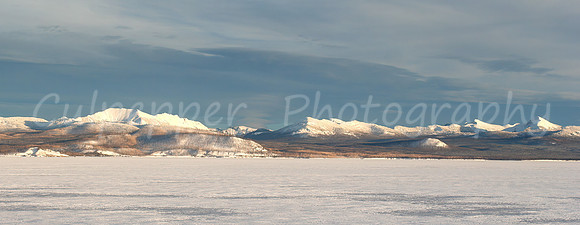 Frozen Yellowstone Lake