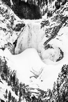 Lower Falls B+W