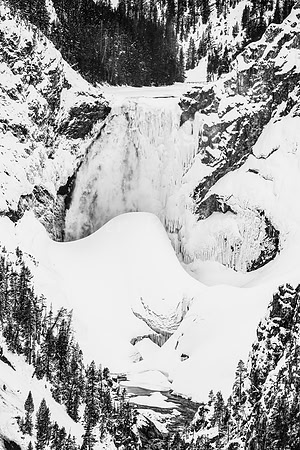 Lower Falls B+W